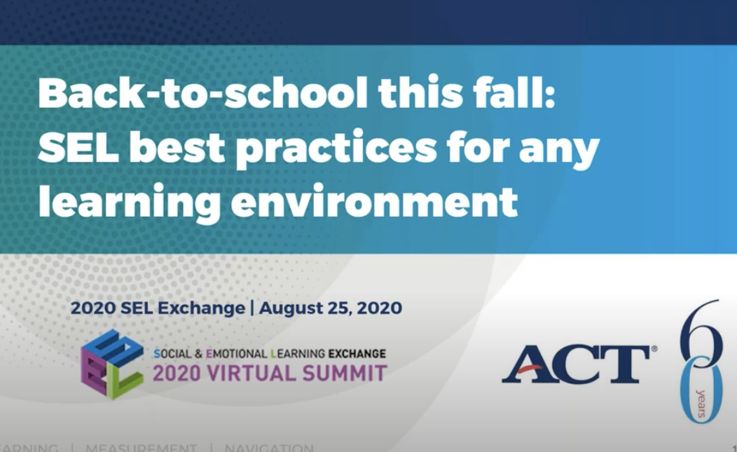 Back-to-School This Fall: SEL Best Practices for Any Learning Environment