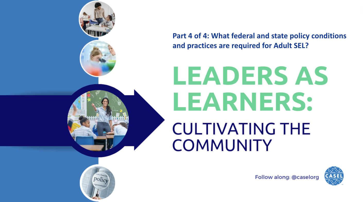 Promising Practices for Adult SEL: Four-Part Webinar Series – Part 4 Recap