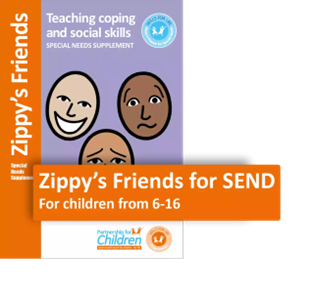 Image of Special Needs Supplement for teaching coping and social skills from Zippy's Friends for SEND for children from 6-16